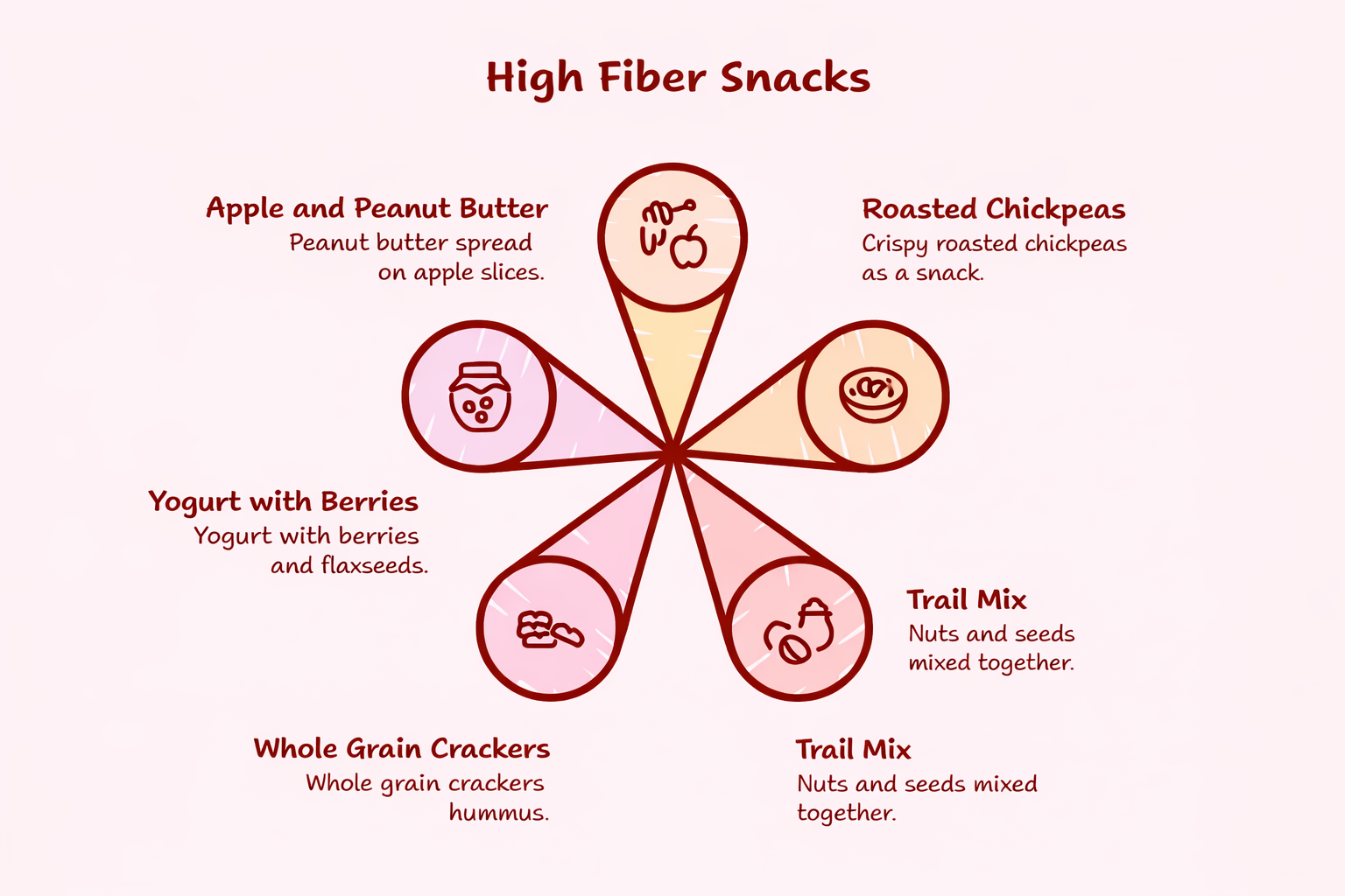 high fiber snacks