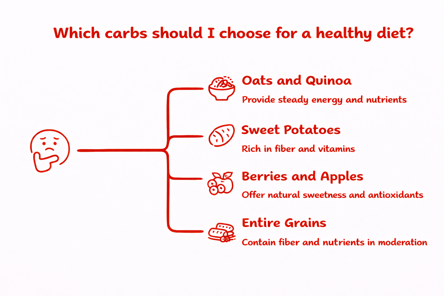 Choosing carbs for healthy diet