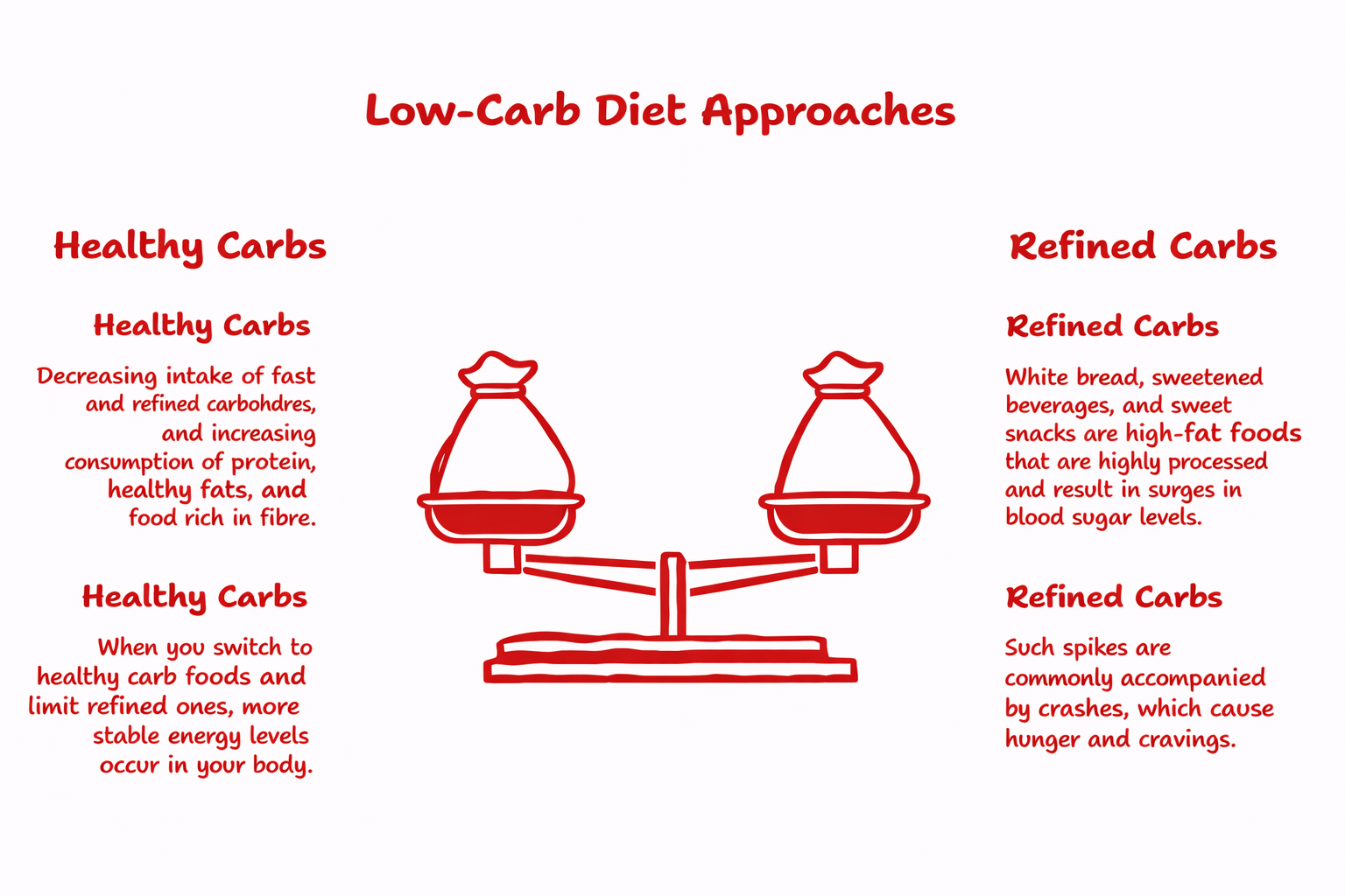 Low carb diet approaches