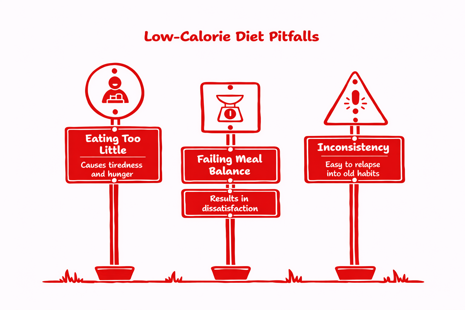 low calorie meal planning mistakes