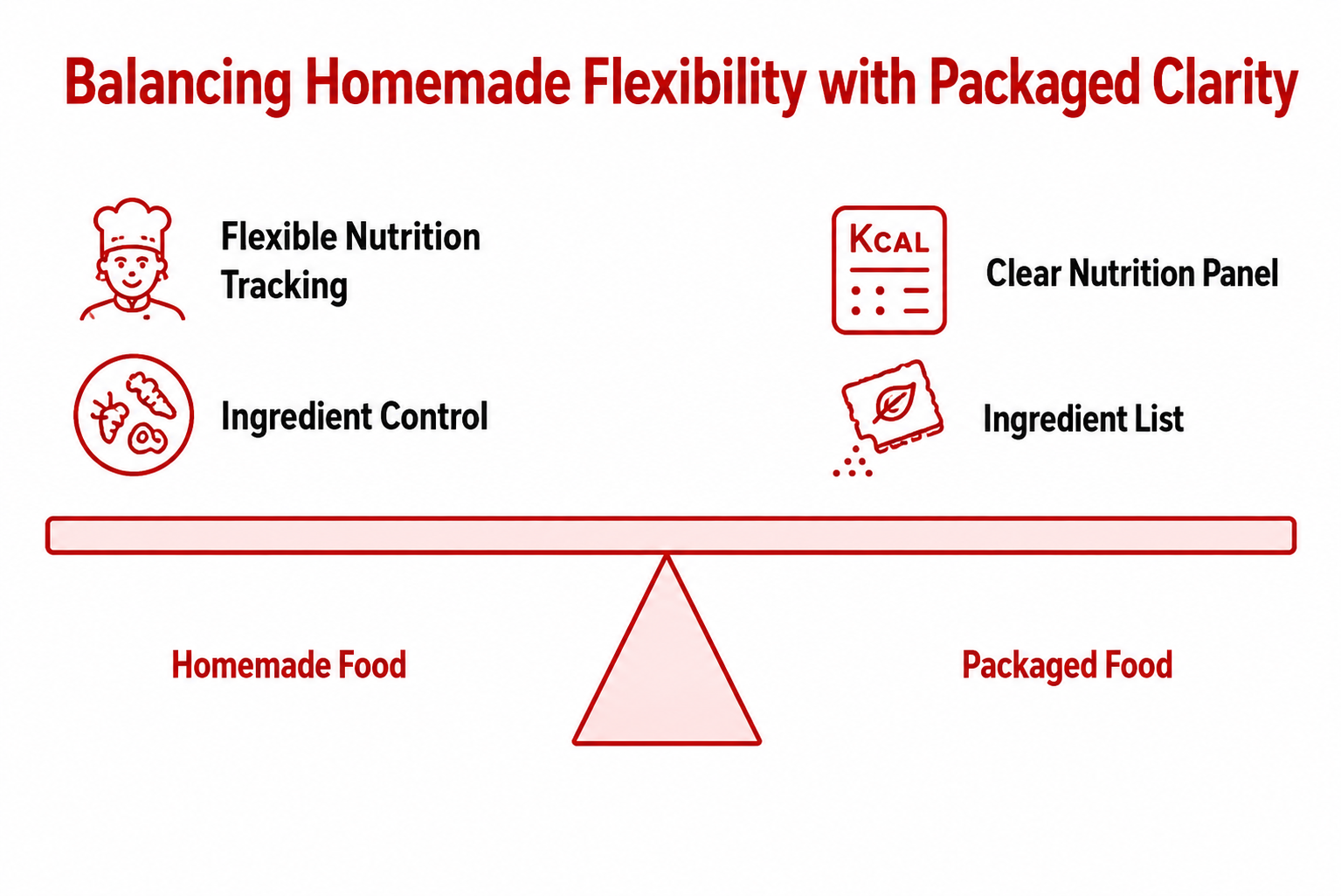 Balancing Homemade Flexibility with Packaged Clarity